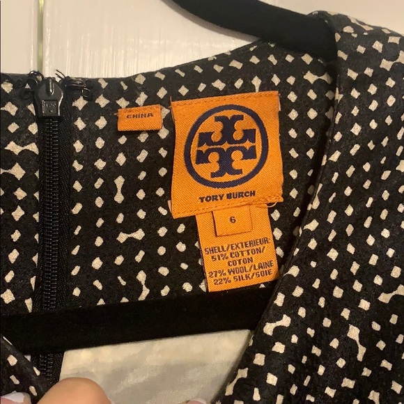 Authentic Tory Burch Black and White Dress - Picture 2 of 4